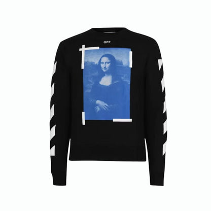 Sweat-shirt Mona Lisa Off White Noir