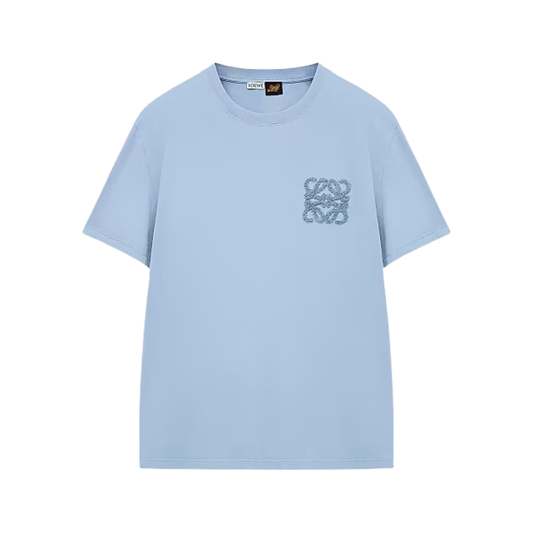 T-Shirt Loewe x Paula's Ibiza Flocked Logo Relaxed Bleu