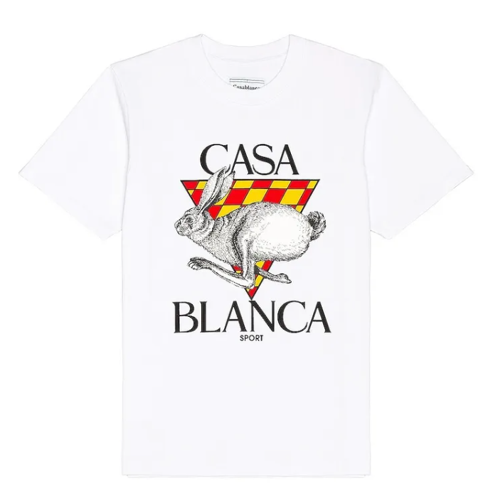 Casablanca T-shirt Casa Sport Blanc