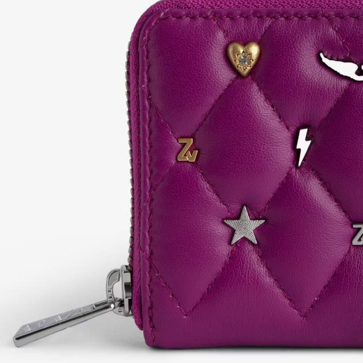 Zadig & Voltaire Mini ZV Lucky Charms Fuschia