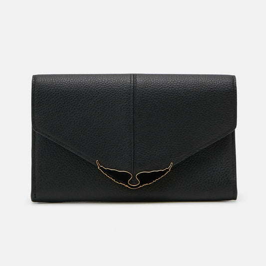 Zadig & Voltaire Porte Feuille Borderline Noir